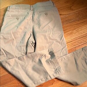 Lands' End Boy's Khaki Chinos